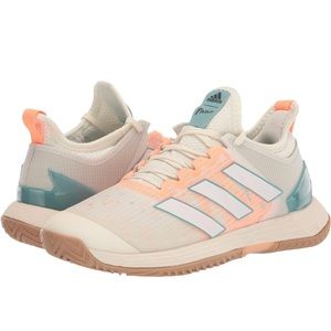 NEW Women's Adidas Adizero Ubersonic 4 Parley - US 6 Cloud White / Beam Orange